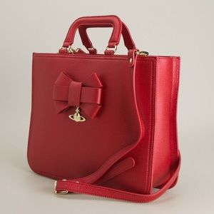 Vivienne Westwood Red Bow Tote